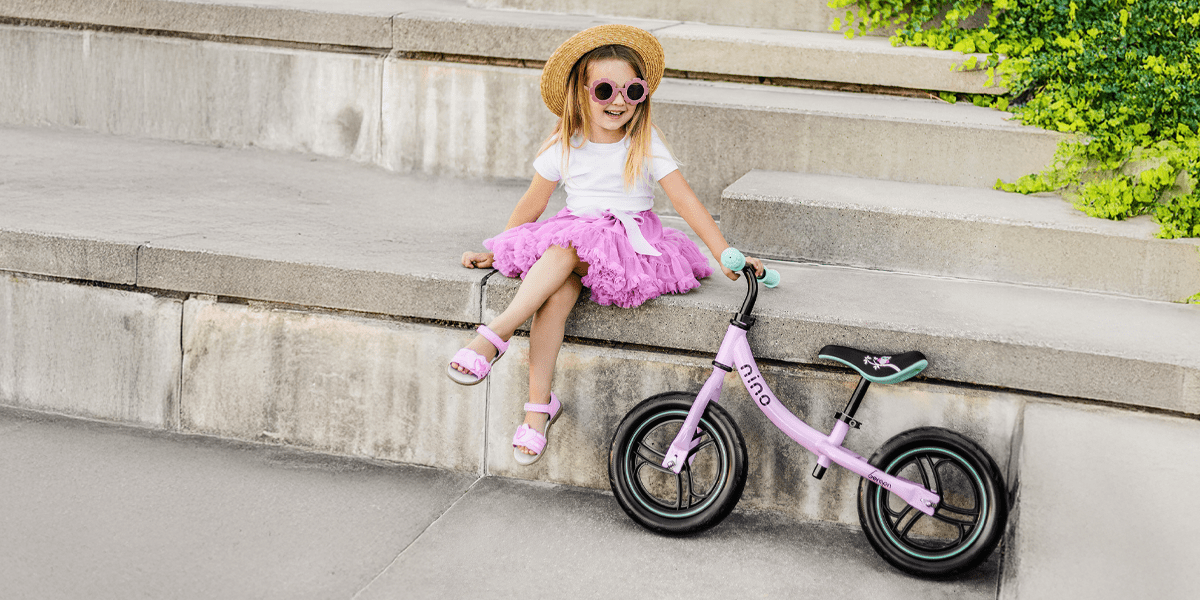 rowerek biegowy dla dziewczynki